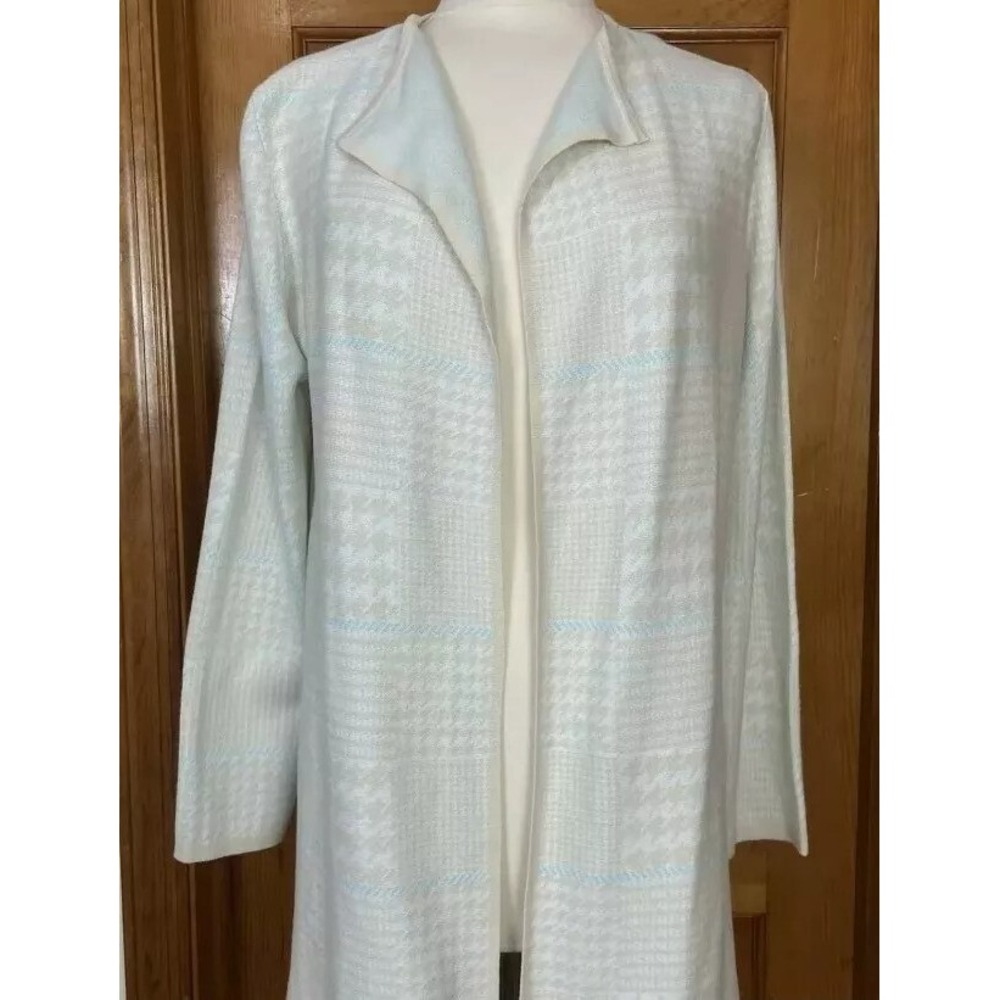 Anne Klein Sz  Medium  Open Cardigan Long knit Women's Mfg $109 NEW